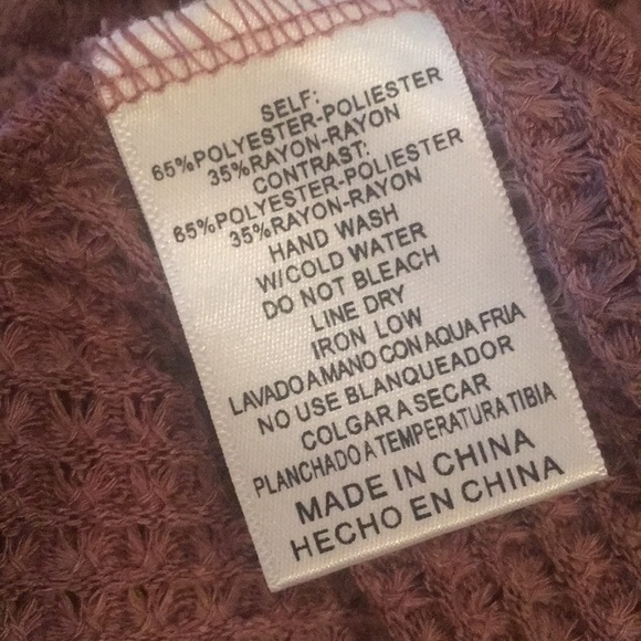 Listicle Long Sleeve Thermal Top - Picture 12 of 12